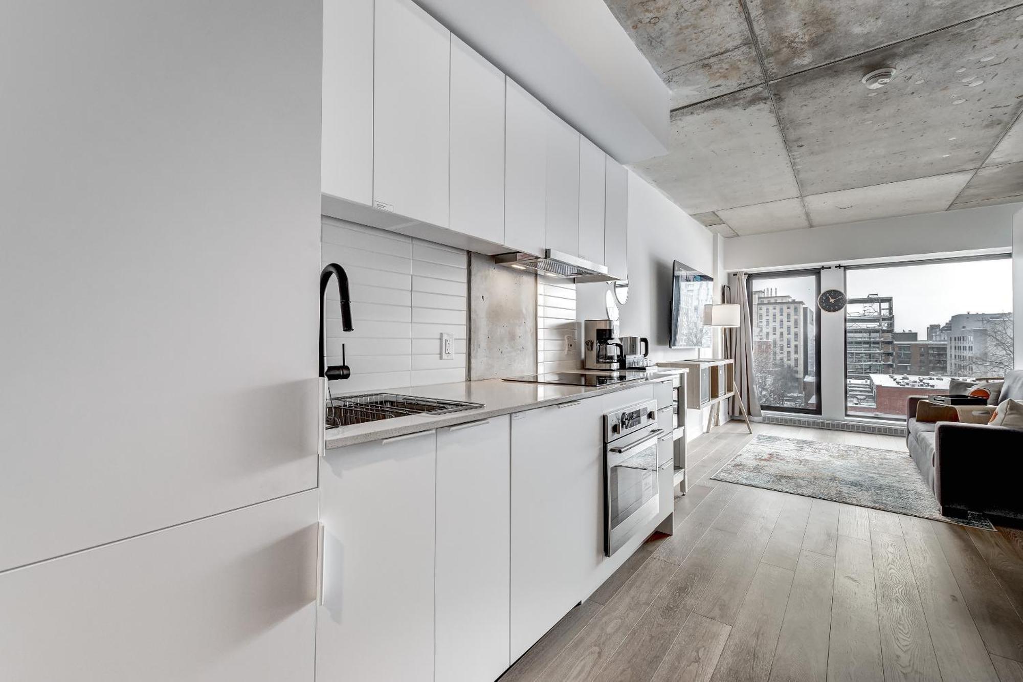 Magnifique Studio Au Centre-Ville A 5 Min A Pied De Tout Montréal Esterno foto